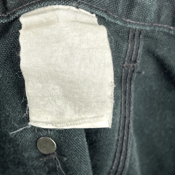 VTG Carhartt Double Knee Pants Mens 36x30 Black Duck Canvas Workwear Faded Black - Picture 15 of 16